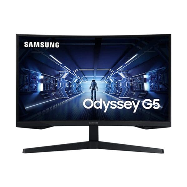 SAMSUNG LC27G55 27″ Odyssey G5 Gaming Monitor, WQHD 1000R, 1Ms, 144Hz With 1000R Curved Screen, Black