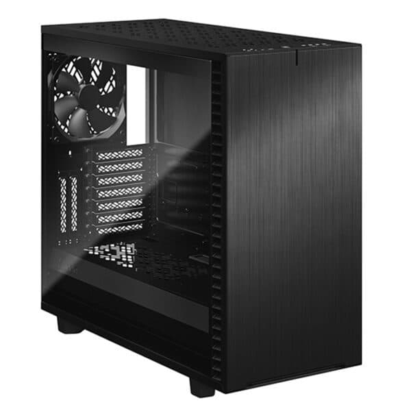 Fractal Design Define 7 Light Tempered Glass Case, Black