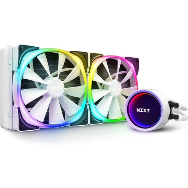 NZXT Kraken X63 RGB 280mm Liquid Cooler with RGB, White