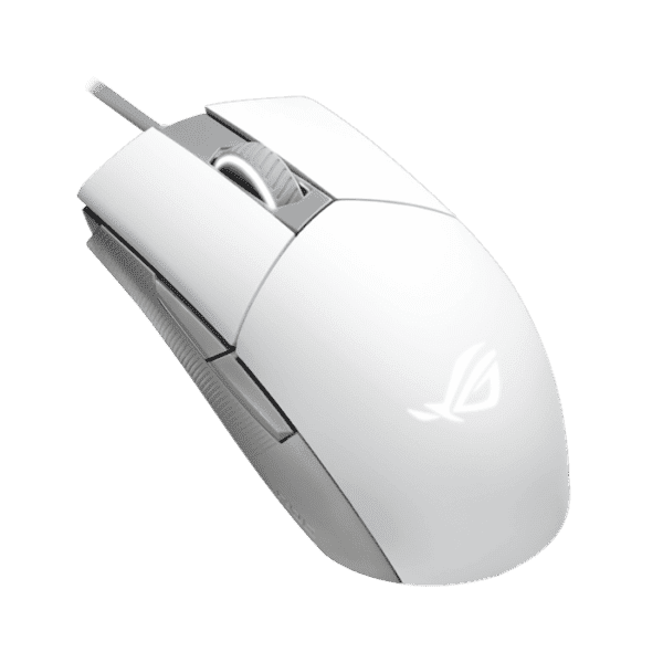 ROG Strix Impact II Moonlight White  Ambidextrous style ergonomics gaming mouse