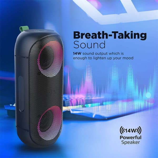 Vertux Rumba Immersive Wireless Speakers With “AuraSync” LED Lights