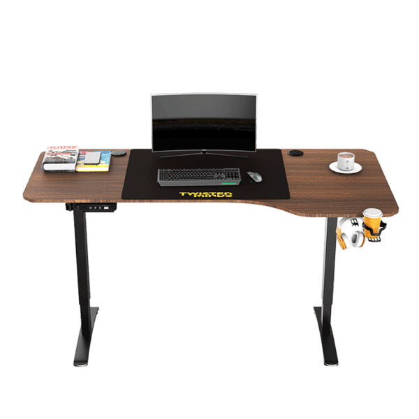Twisted Minds T Shaped Gaming Desk Electric-height adjustable – Right