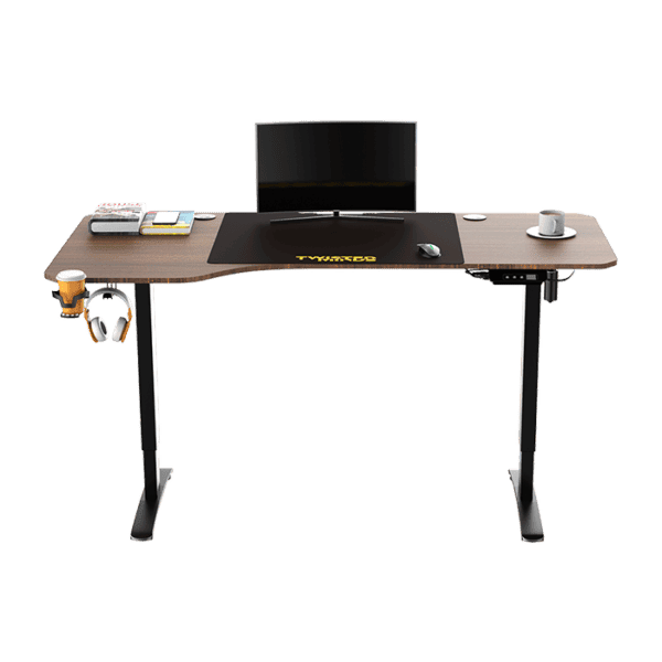 Twisted Minds T Shaped Gaming Desk Electric-height adjustable – Left