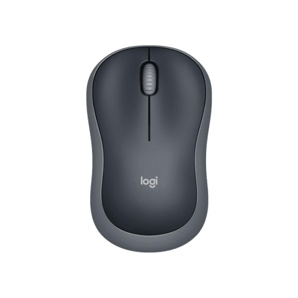 Logitech M185 Wireless Mouse, No software or setup hassles-start, Advanced 2.4 GHz wireless connectivity, 1 AA batteries – Swift Gray