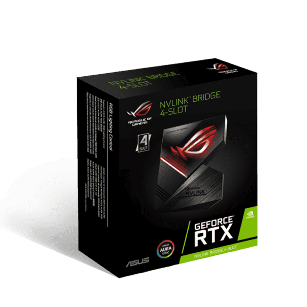 ASUS ROG NVLink™ Bridge 4-SLOT with Aura Sync RGB