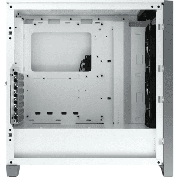 CORSAIR iCUE 4000X RGB Tempered Glass Mid-Tower ATX Case, White