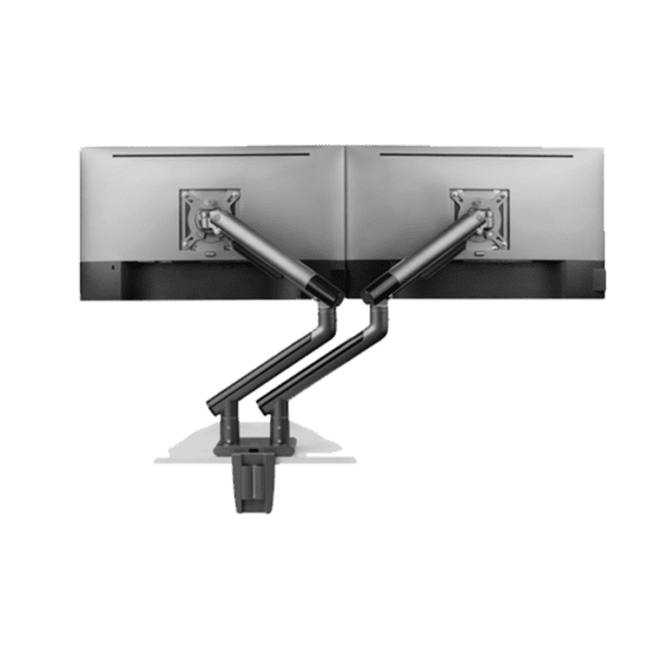 Twisted Minds Dual Monitors Premium Slim Aluminum Spring-Assisted Monitor Arms – Grey