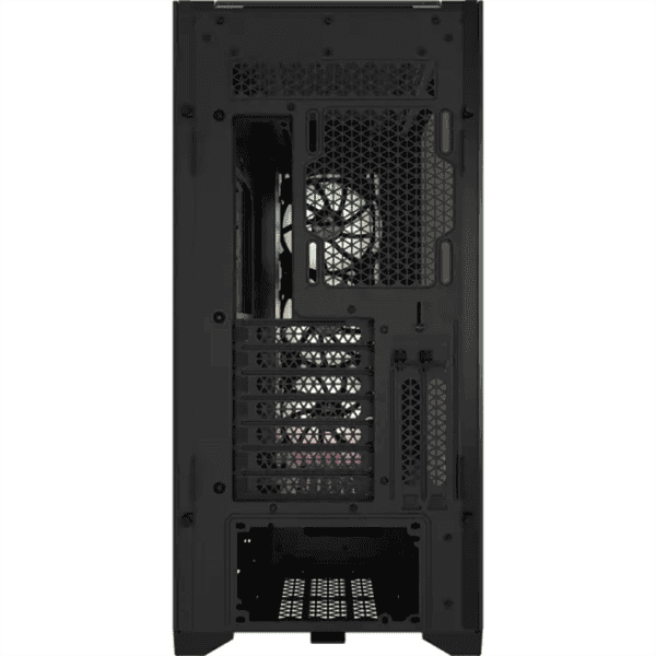 CORSAIR iCUE 5000X RGB Tempered Glass Mid-Tower ATX PC Smart Case — Black