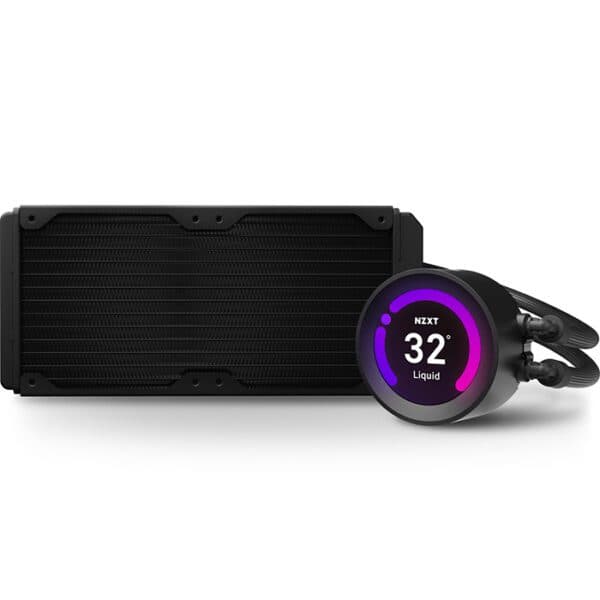 NZXT Kraken Z53 240mm Liquid Cooler with LCD Display, Black