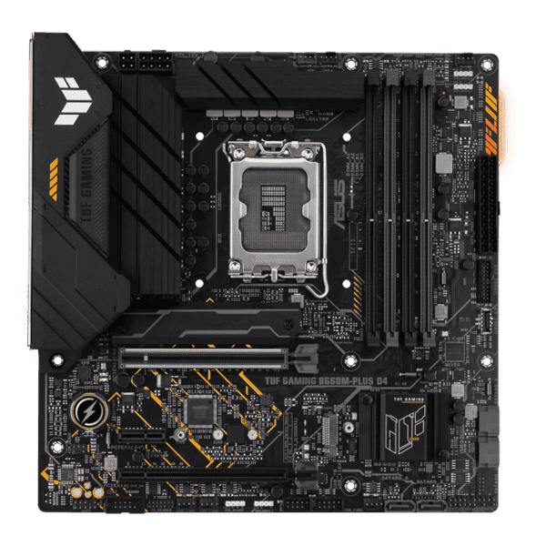 Asus TUF GAMING B660M-Plus D4Intel® B660 (LGA 1700) mATX motherboard