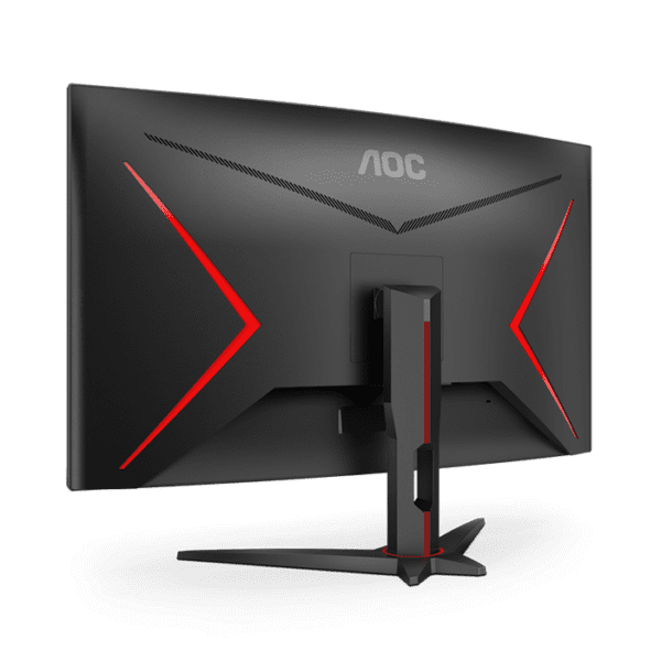 AOC C32G2ZE 32 Curved Frameless Gaming Monitor, Full HD 1920x1080, VA, 0.5ms 240Hz, AMD FreeSync Premium, DPHDMIVGA, VESA, 3-3-1 Re-Spawned Program