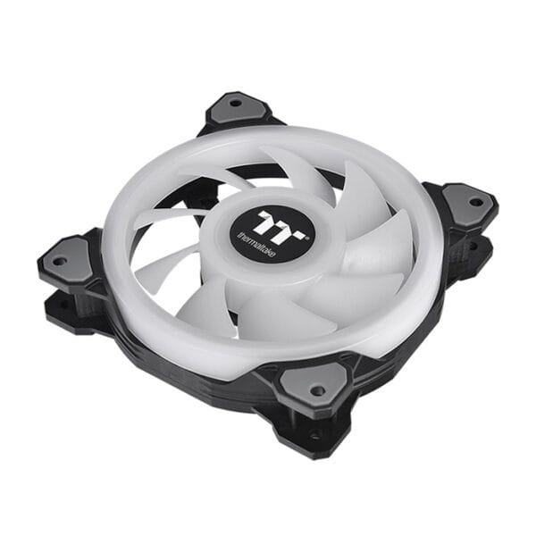 Thermaltake Riing Quad 12 RGB Radiator Fan TT Premium Edition 3 Fan Pack, Black (Controller included)