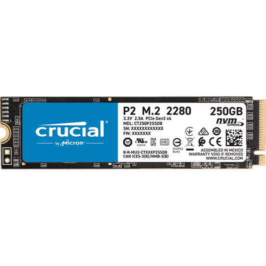 Crucial P2 250GB PCIe M.2 2280 SSD