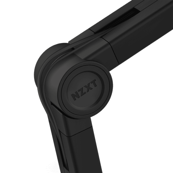 NZXT Boom Arm Low Noise Microphone stand, Thread US Standard 5/8″, Discreetly Store USB & XLR Cables, Smooth and Silent, Cable Channel Covers, Black