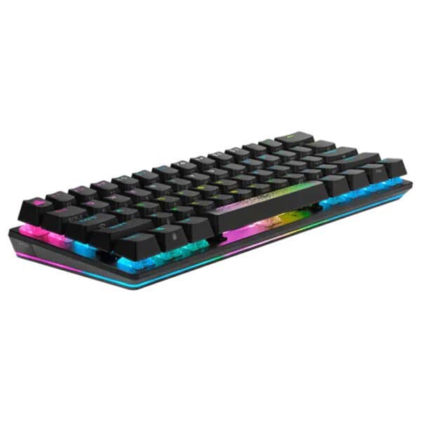 CORSAIR K70 PRO MINI WIRELESS 60% Mechanical CHERRY MX Red Switch Keyboard with RGB Backlighting – Black
