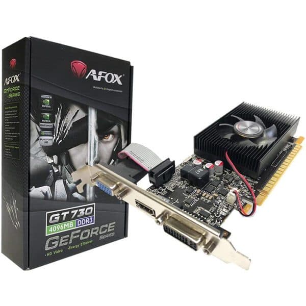 AFOX GeForce GT730 4GB 128bit DDR3 PCI-E Low Format Graphics Card