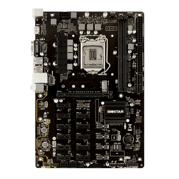 BIOSTAR TB360-BTC PRO 2.0 Mining Motherboard,Support 2-DIMM DDR4