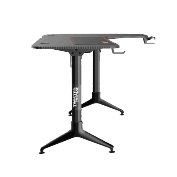 Twisted Minds Y Shaped Gaming Desk Carbon fiber texture – Right