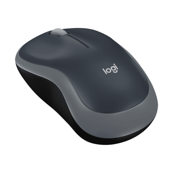 Logitech M185 Wireless Mouse, No software or setup hassles-start, Advanced 2.4 GHz wireless connectivity, 1 AA batteries – Swift Gray