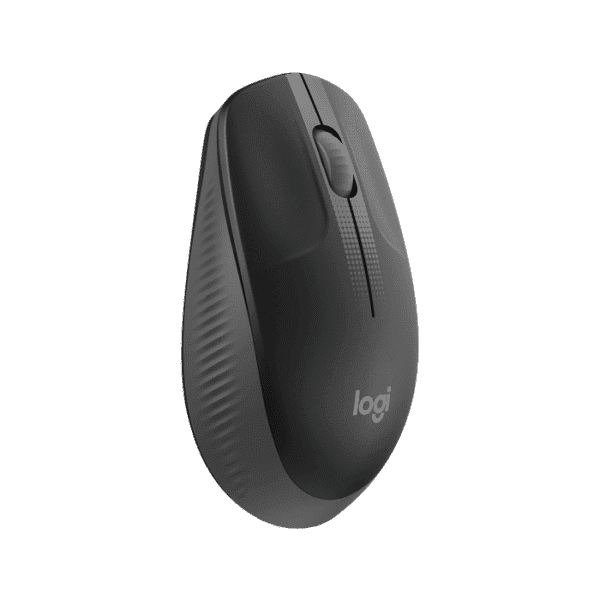 Logitech M190 Full-Size Wireless Computer Mouse – Charcoal