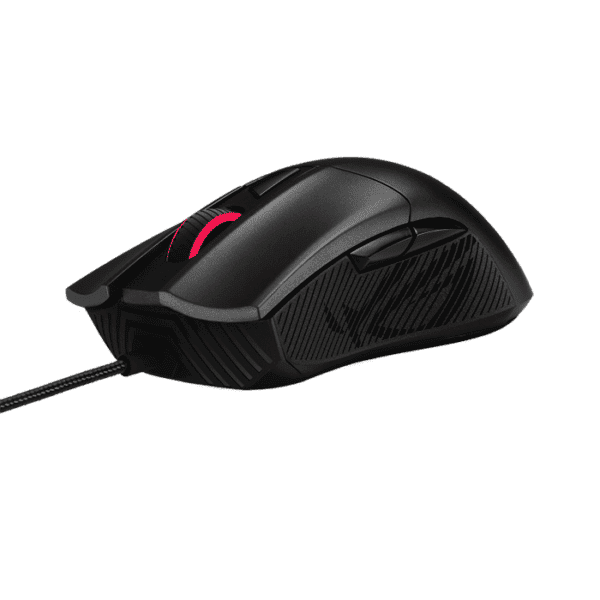 ROG Gladius II Core  ROG Gladius II Core lightweight, ergonomic, wired optical gaming mouse with 6200-dpi sensor, ROG-exclusive switch-socket design and Aura Sync lighting