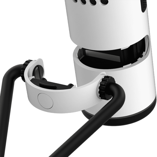 NZXT Capsule Cardioid USB Microphone, Frequency Response 20Hz – 20kHz, 24-bit/96kHz/white, Max SPL 120dB,