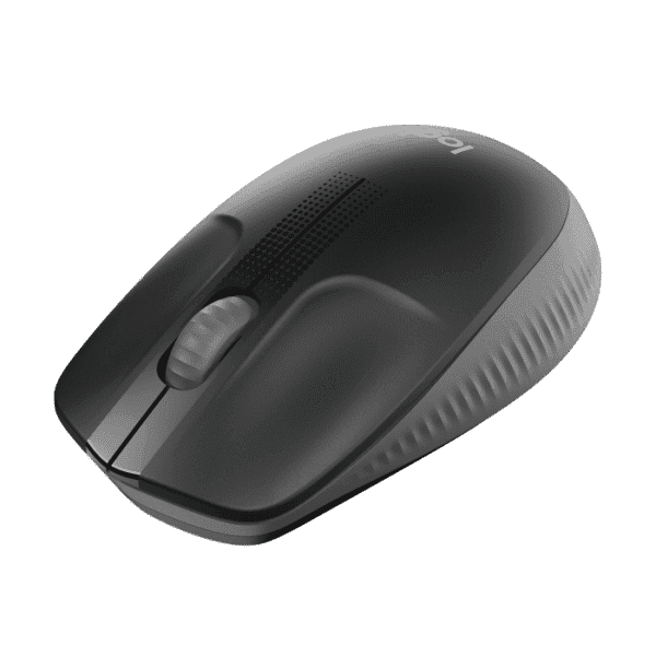 Logitech M190 Full-Size Wireless Computer Mouse – Charcoal