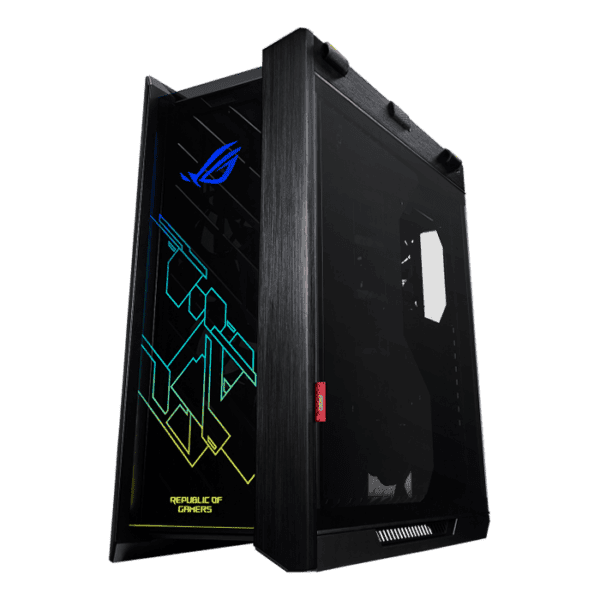 ROG Strix Helios RGB ATX/EATX mid-tower gaming case with tempered glass, aluminum frame, GPU braces, 420mm radiator support and Aura Sync, Black