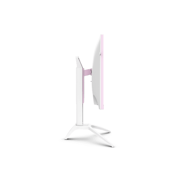 AGON Pink & White Series AG273FXR 27″W IPS Technology,1920×1080, 1MS, 144HZ, AMD FreeSync Premium, 2xHDMI+VGA+Display Port, 100x100mm VESA, Height Adjustable.