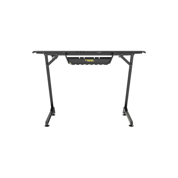 Twisted Minds Z Shaped Gaming Desk Carbon fiber texture – RGB