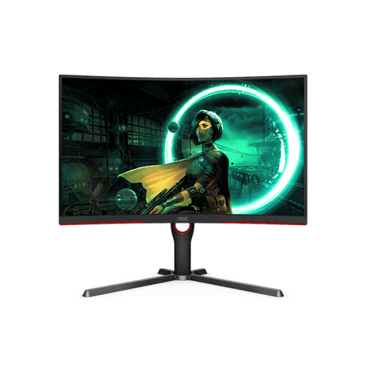 AOC CQ27G3Z VA| Curved 1000R | HDR Mode | 2560 × 1440 @ 240hz | 16:9 | 0.5ms | 300 cd/m2 | 3000:1 | 178/178 |HDMI 2.0 x 2, DisplayPort 1.2 x 1 | Adaptive Sync Anti-tearing Technology