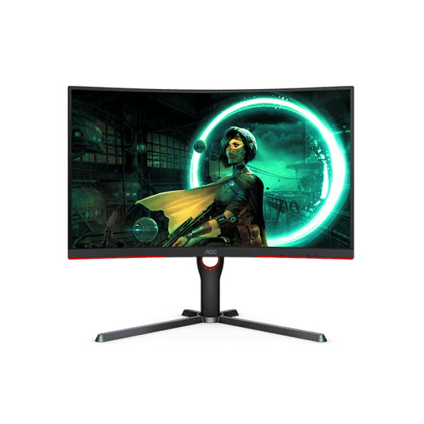 AOC CQ27G3Z VA| Curved 1000R | HDR Mode | 2560 × 1440 @ 240hz | 16:9 | 0.5ms | 300 cd/m2 | 3000:1 | 178/178 |HDMI 2.0 x 2, DisplayPort 1.2 x 1 | Adaptive Sync Anti-tearing Technology