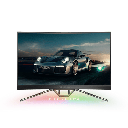 AOC Porsche PD27 LED display 68.6 cm (27") 2560 x 1440 pixels 2K Ultra HD Black