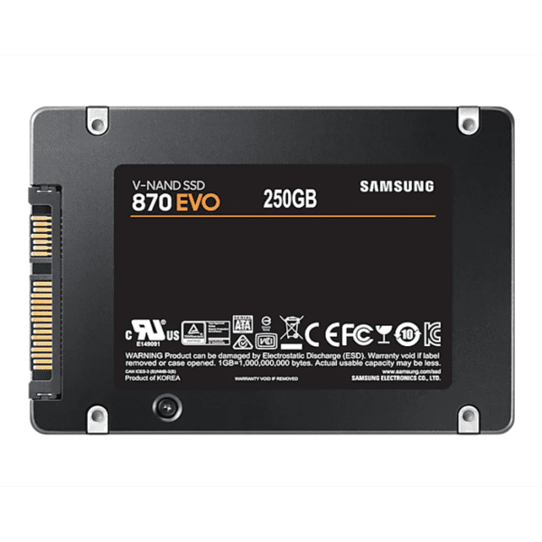 SAMSUNG 870 EVO 250GB SATA III 2.5 inch SSD
