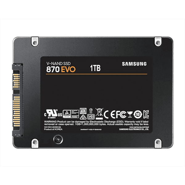 SAMSUNG 870 EVO 1TB SATA III 2.5 inch SSD