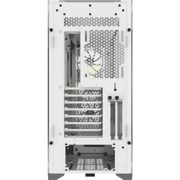 Corsair iCUE 5000X RGB Tempered Glass Mid-Tower ATX Computer Case/Gaming Cabinet - White