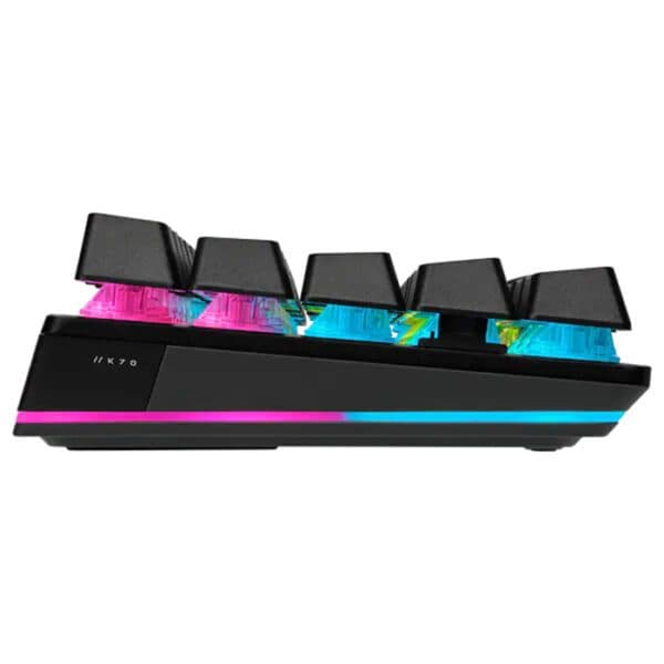 CORSAIR K70 PRO MINI WIRELESS 60% Mechanical CHERRY MX Red Switch Keyboard with RGB Backlighting – Black