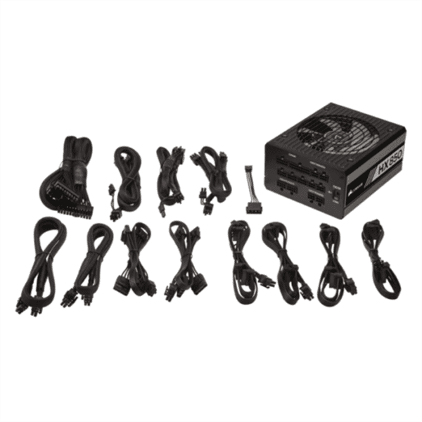 CORSAIR HX Series HX850 — 850 Watt 80 PLUS PLATINUM Certified Fully Modular PSU (EU)
