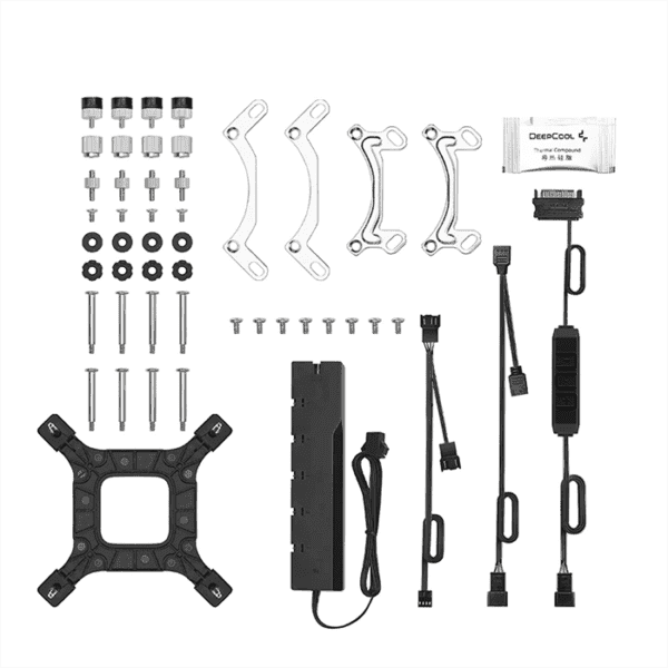 DEEPCOOL GAMMAXX L240 ARGB 240mm AIO Liquid CPU Cooler ,White