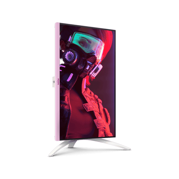 AGON Pink & White Series AG273FXR 27″W IPS Technology,1920×1080, 1MS, 144HZ, AMD FreeSync Premium, 2xHDMI+VGA+Display Port, 100x100mm VESA, Height Adjustable.