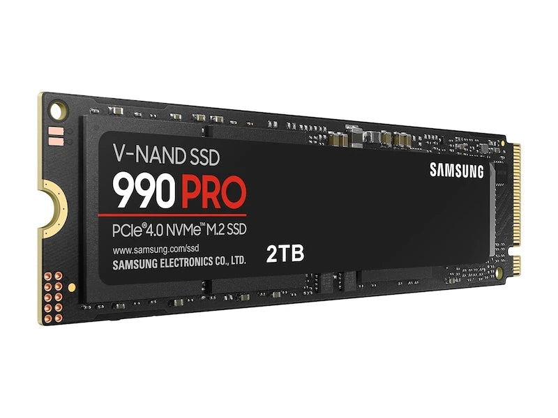 Samsung 990 PRO 2TB PCIe Gen4 NVMe M.2 SSD – Up to 7,450MB/s High Performance Storage