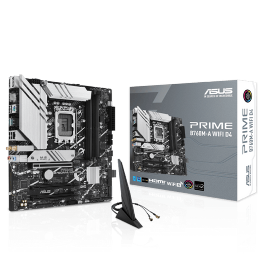Asus Prime B760-M A WIFI D4 Intel® B760 (LGA 1700) mATX Motherboard