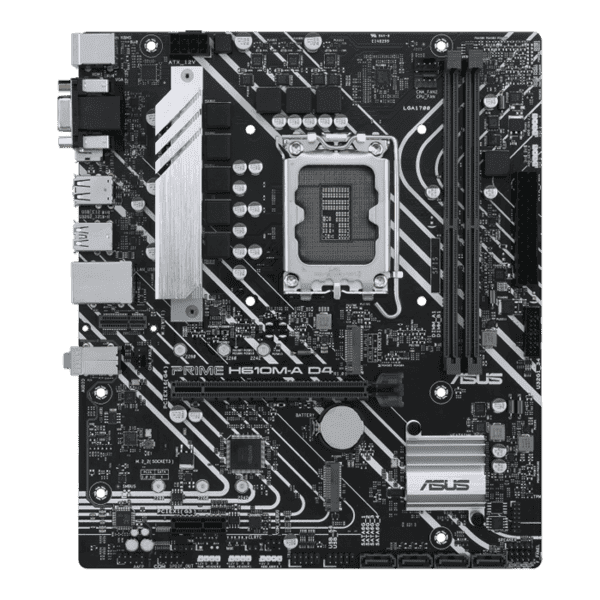Asus Prime H610M-A D4 Intel® H610 (LGA 1700) mic-ATX motherboard with DDR4