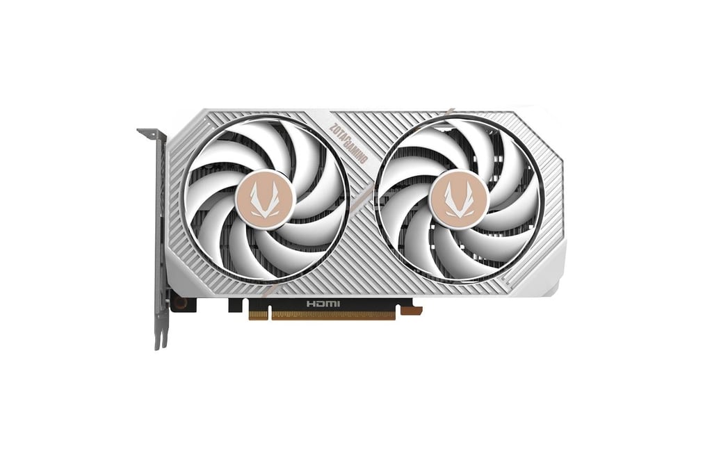 ZOTAC GAMING GeForce RTX 5060 Twin Edge OC White Edition 8GB GDDR7 Graphics Card