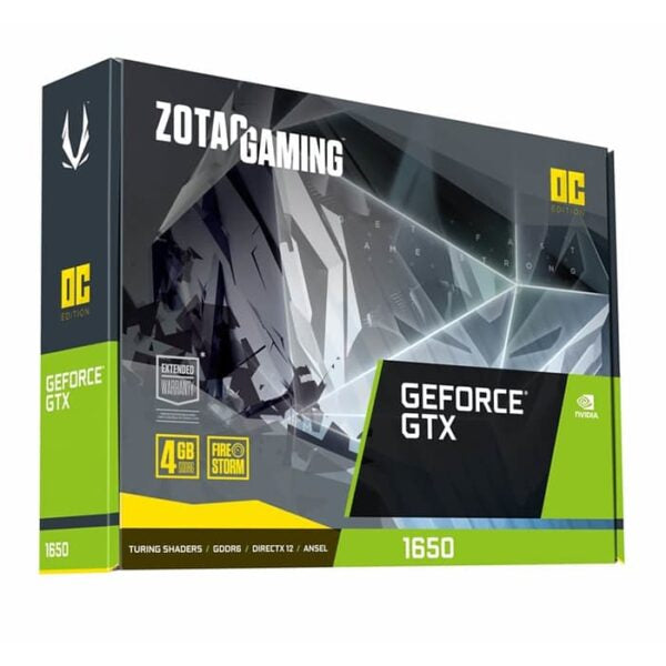 ZOTAC GAMING GeForce GTX 1650 OC GDDR6 4GB Graphics Card
